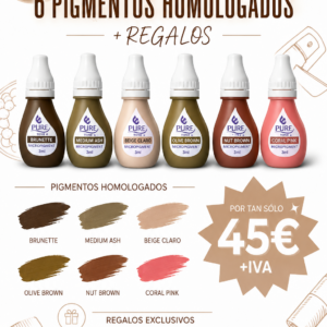 1000439600 PACK 6 PIGMENTOS HOMOLOGADOS AREOLAS BIOTOUCH
