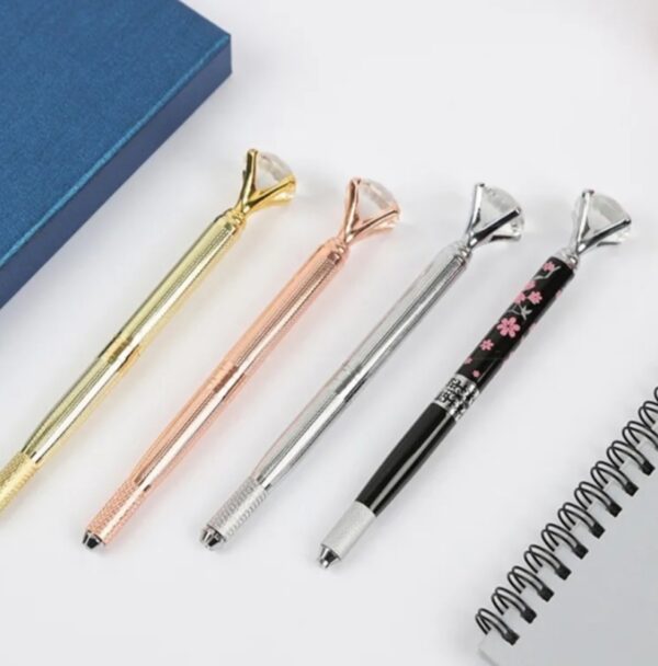 PLUMA MANUAL ACERO MICROBLADING DIAMOND