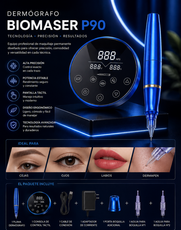 DERMOGRAFO ROTATIVO DIGITAL BIOMASER P90