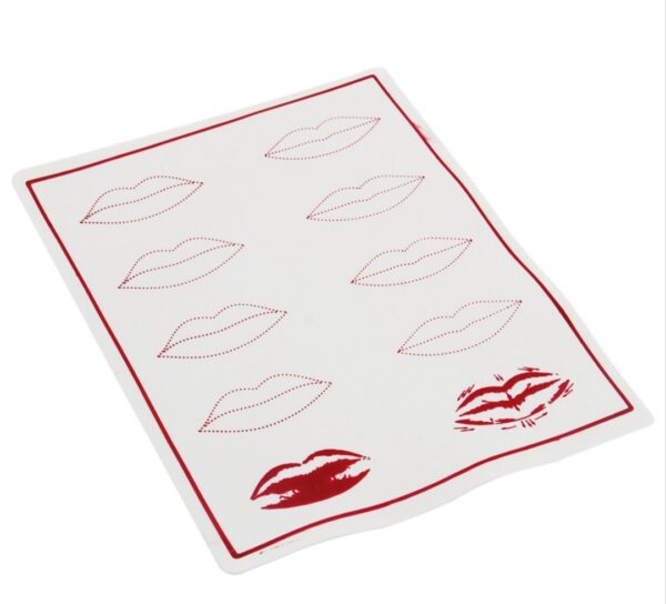 PLANTILLA PUNTEADA LATEX PARA PRACTICAS LABIOS 3D ACUARELA