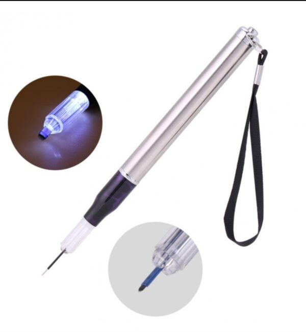 PLUMA LUZ LED MICROBLANDING + 10 AGUJAS