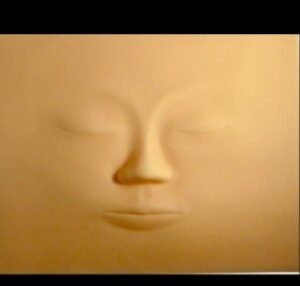 PLANTILLA 3-D PRACTICAS ROSTRO HUMANO EN RELIEVE MICROPIGMENTACION