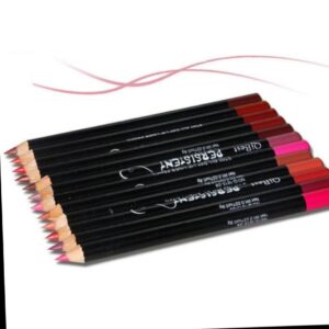 12 LAPICES DELINEADOR DE LABIOS DE LARGA DURACIÓN PARA DISEÑO