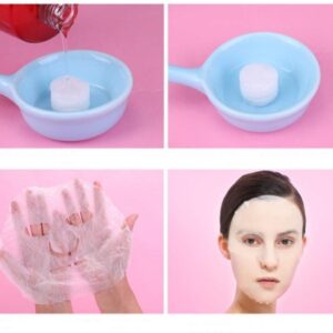 20 MASCARILLAS PRENSADAS DESECHABLES EN PASTILLAS