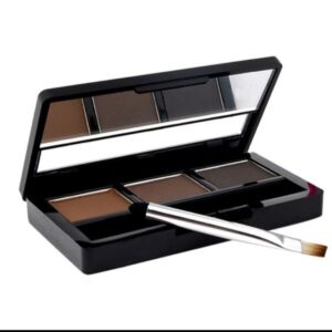 PALETA EN POLVO PARA CEJAS CON 3 COLORES DE MARRONES